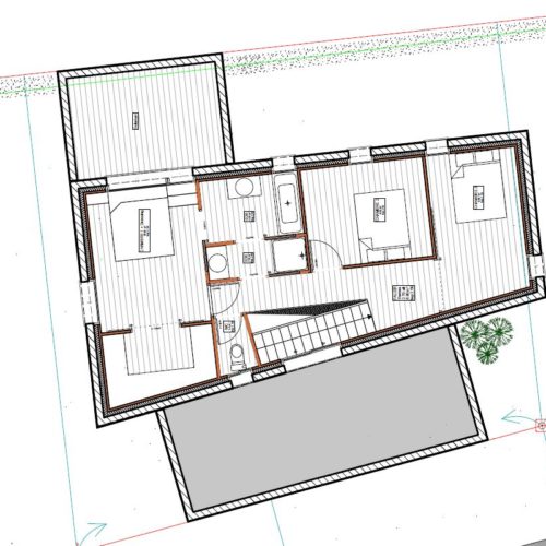 plan architecte maison neuve etage